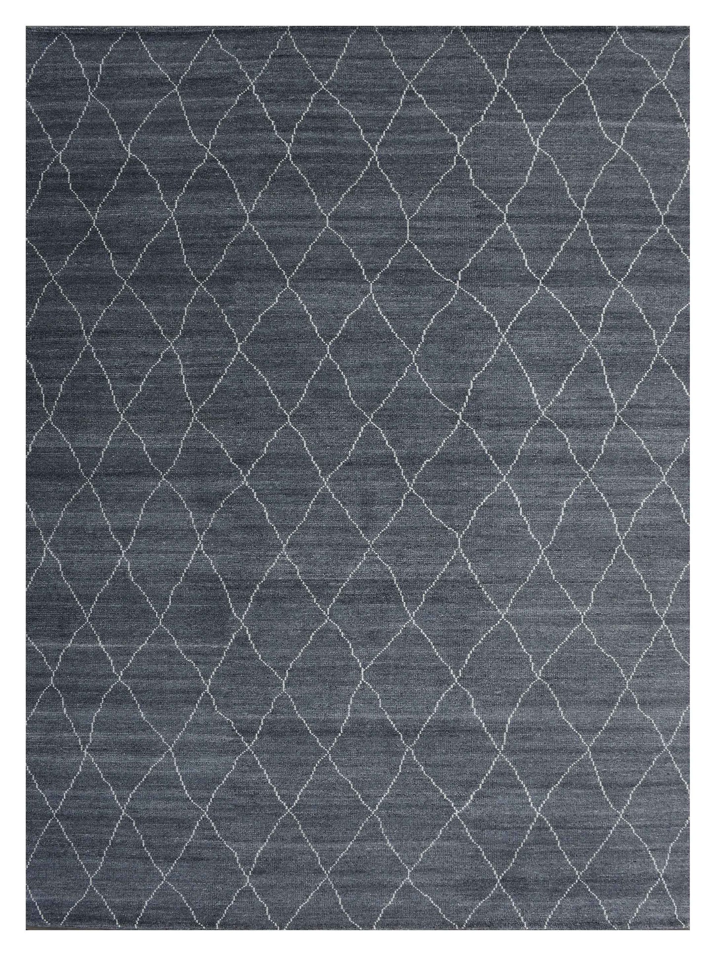 Exclusive Kasbah KB-556 Grey Ivory Contemporary Hand Knotted Rug