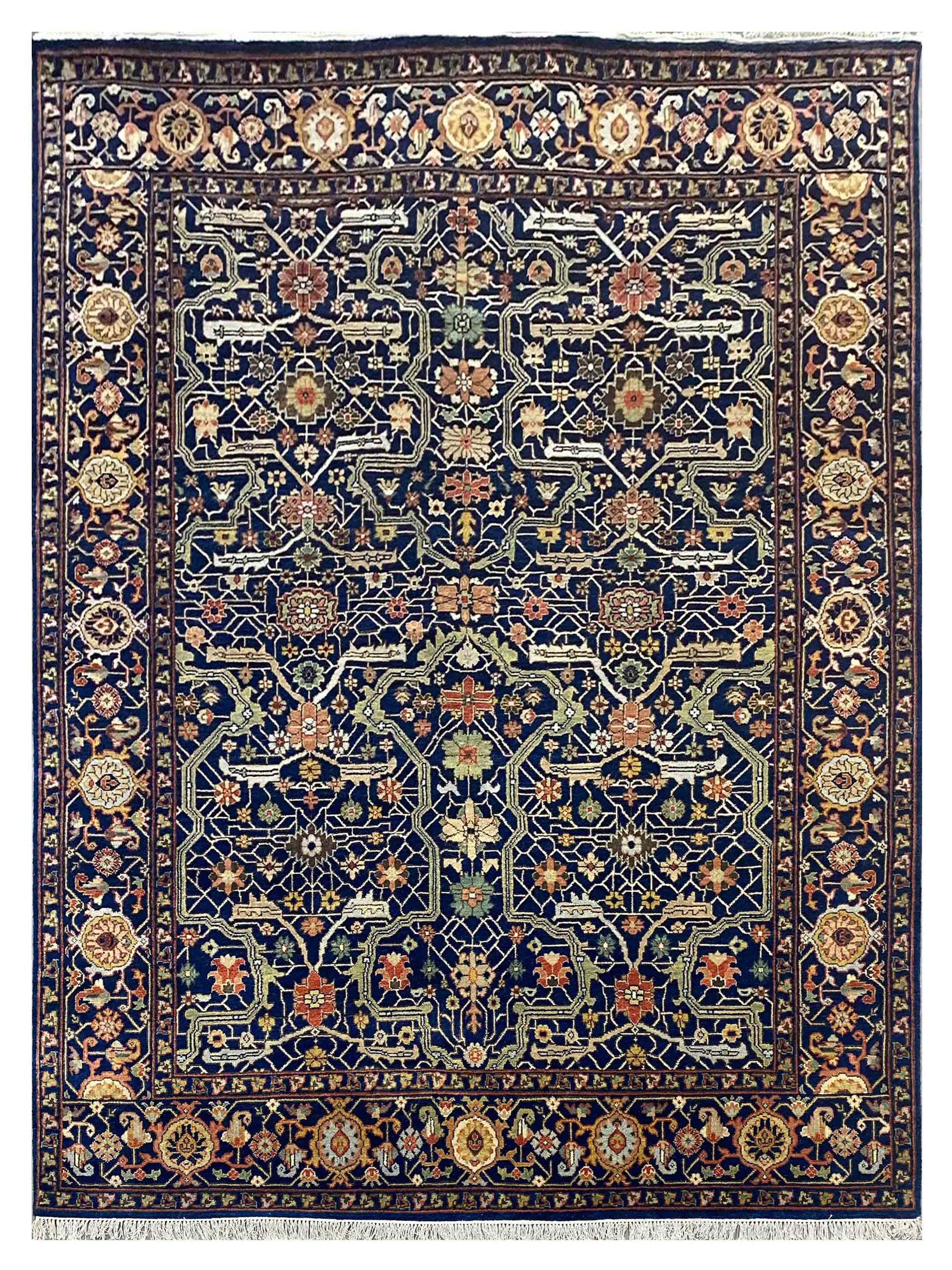 Exclusive Serapi SR-1002 Blue Multi  Traditional Hand Knotted Rug