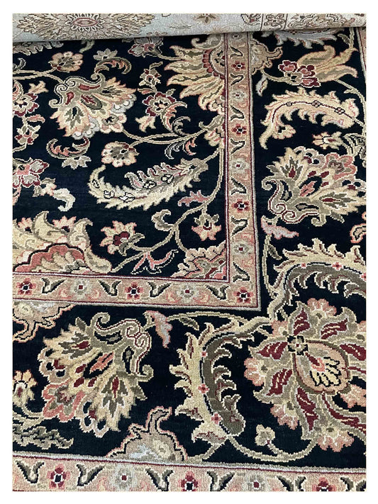 Exclusive Luxor CD-20 Black Beige  Traditional Hand Knotted Rug