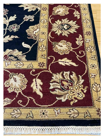 Exclusive Luxor CD-39 Black Red  Traditional Hand Knotted Rug