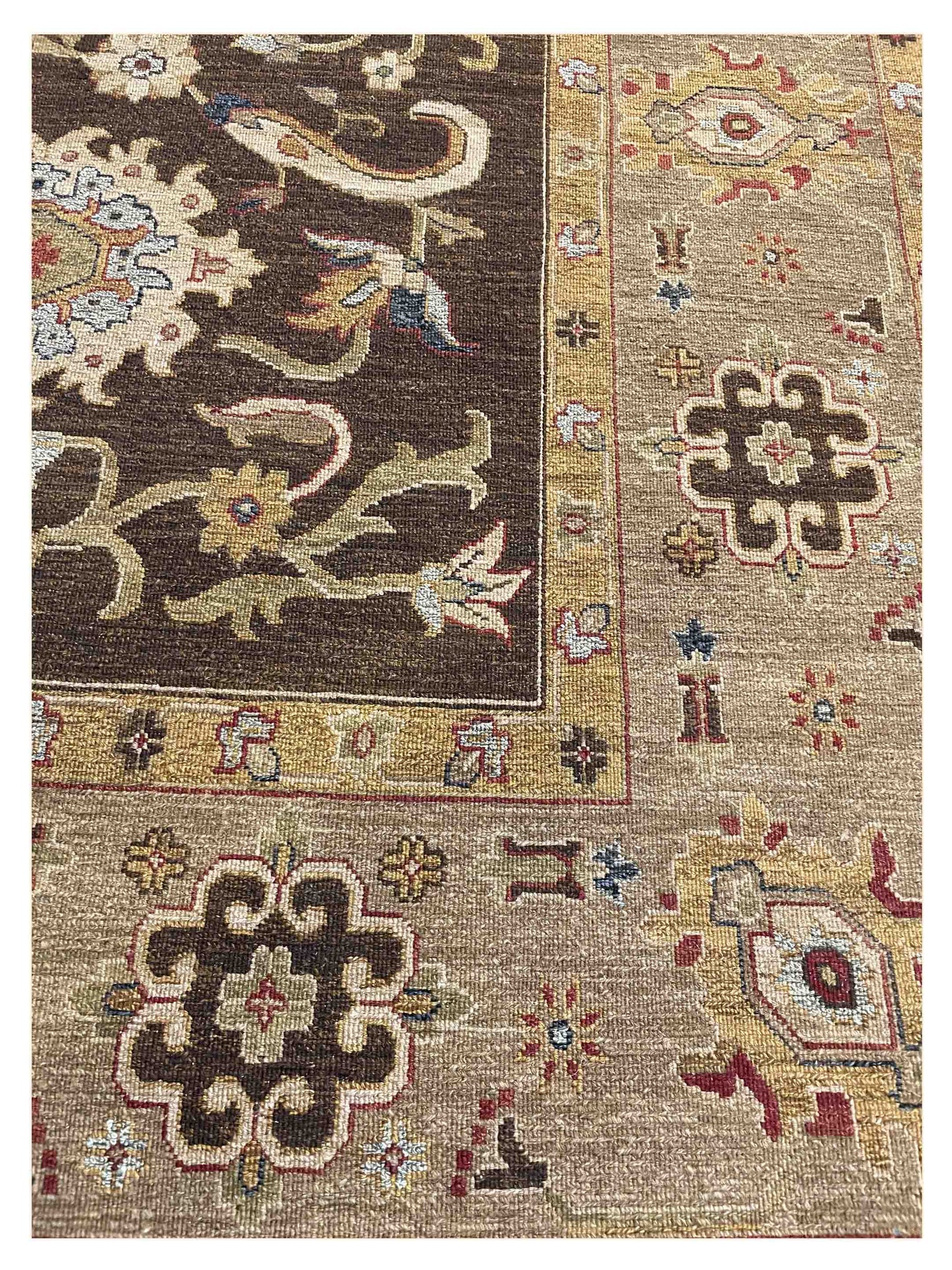 Exclusive Soumak 109 Brown Beige  Traditional Hand Knotted Rug