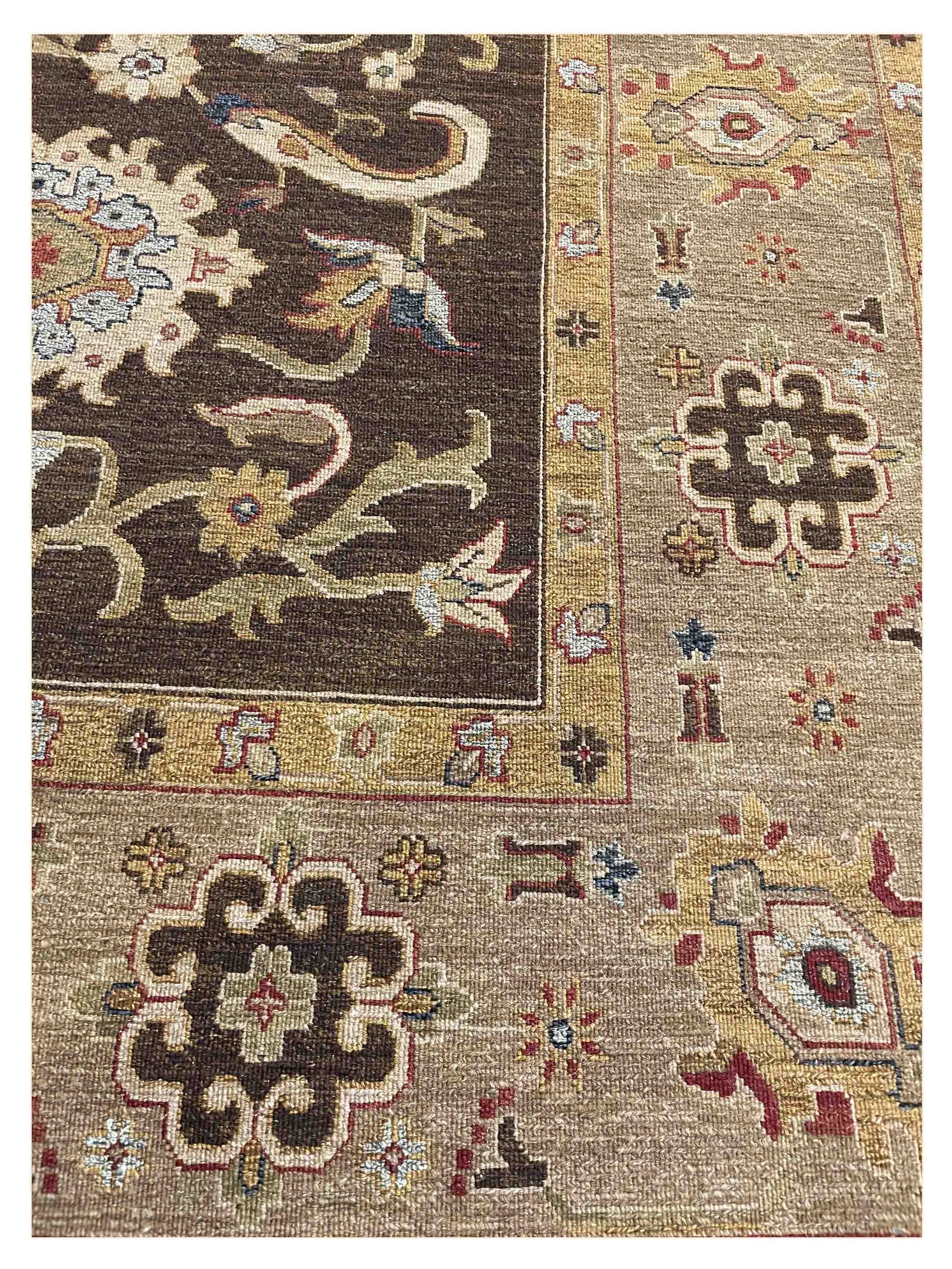 Exclusive Soumak 109 Brown Beige  Traditional Hand Knotted Rug