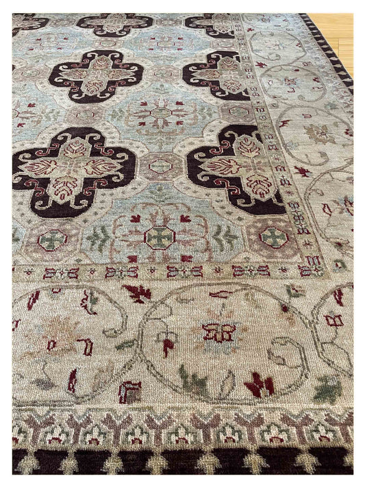 Exclusive Chobi Bakhtiari Brown Beige  Traditional Hand Knotted Rug