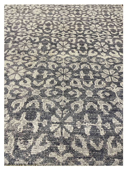 Exclusive Desert DE-101 Blue Grey  Transitional Hand Knotted Rug