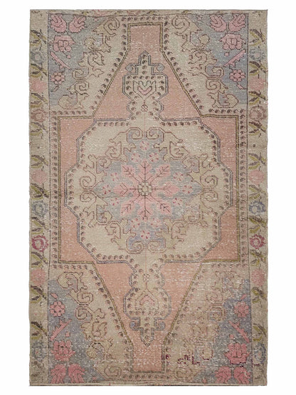 Exclusive Anatolian Vintage 312831 Beige Brown  Vintage Hand Knotted Rug