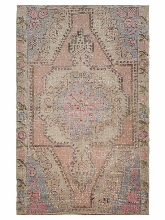 Exclusive Anatolian Vintage 312831 Beige Brown  Vintage Hand Knotted Rug