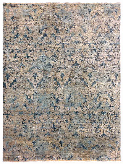 Exclusive Radiance DL-303 White Ice  Transitional Hand Knotted Rug