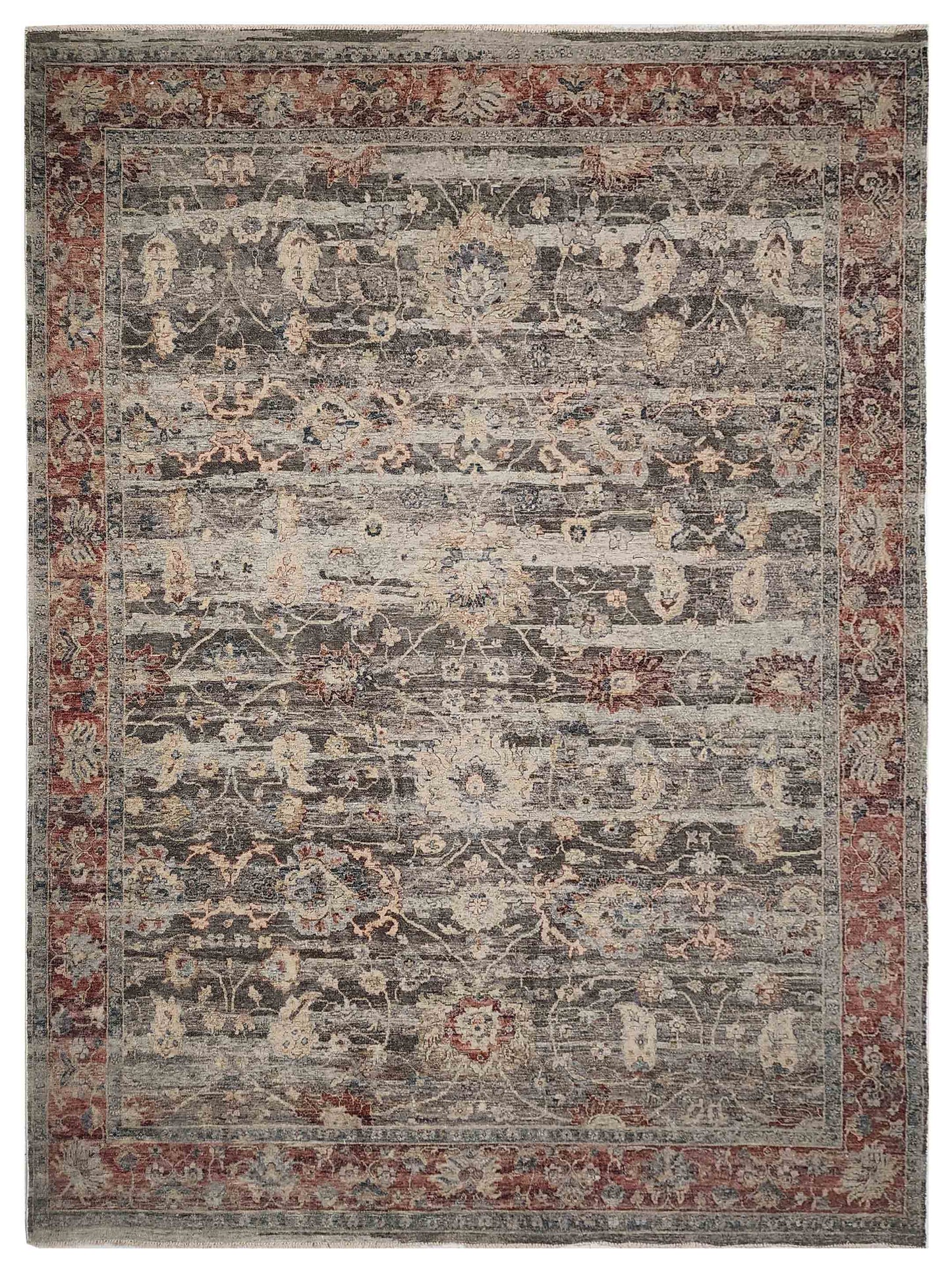 Exclusive Crown DL-371 Grey Blue  Transitional Hand Knotted Rug