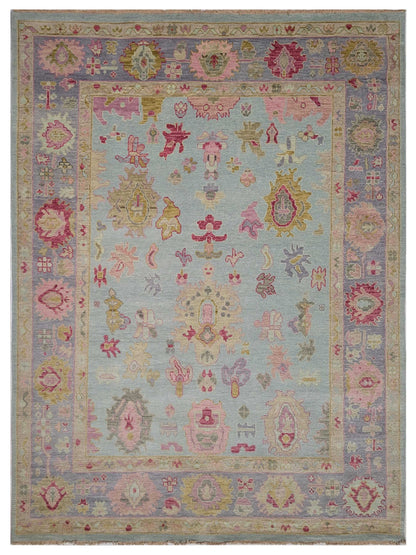 Exclusive Faberge FB-523 Green Multi  Traditional Hand Knotted Rug