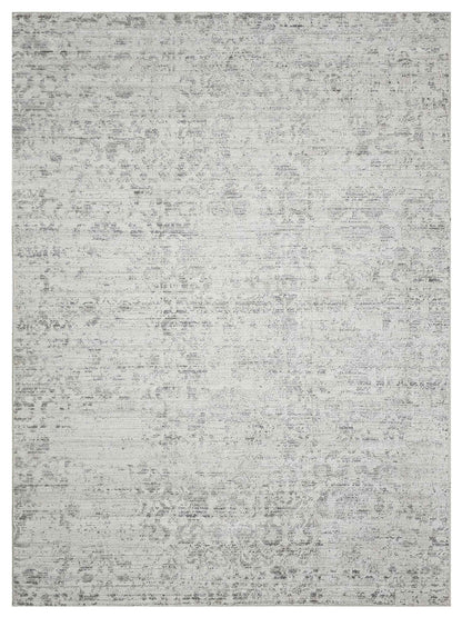 Exclusive Fashionloom FL-1004 White Grey  Modern Hand Loom Rug