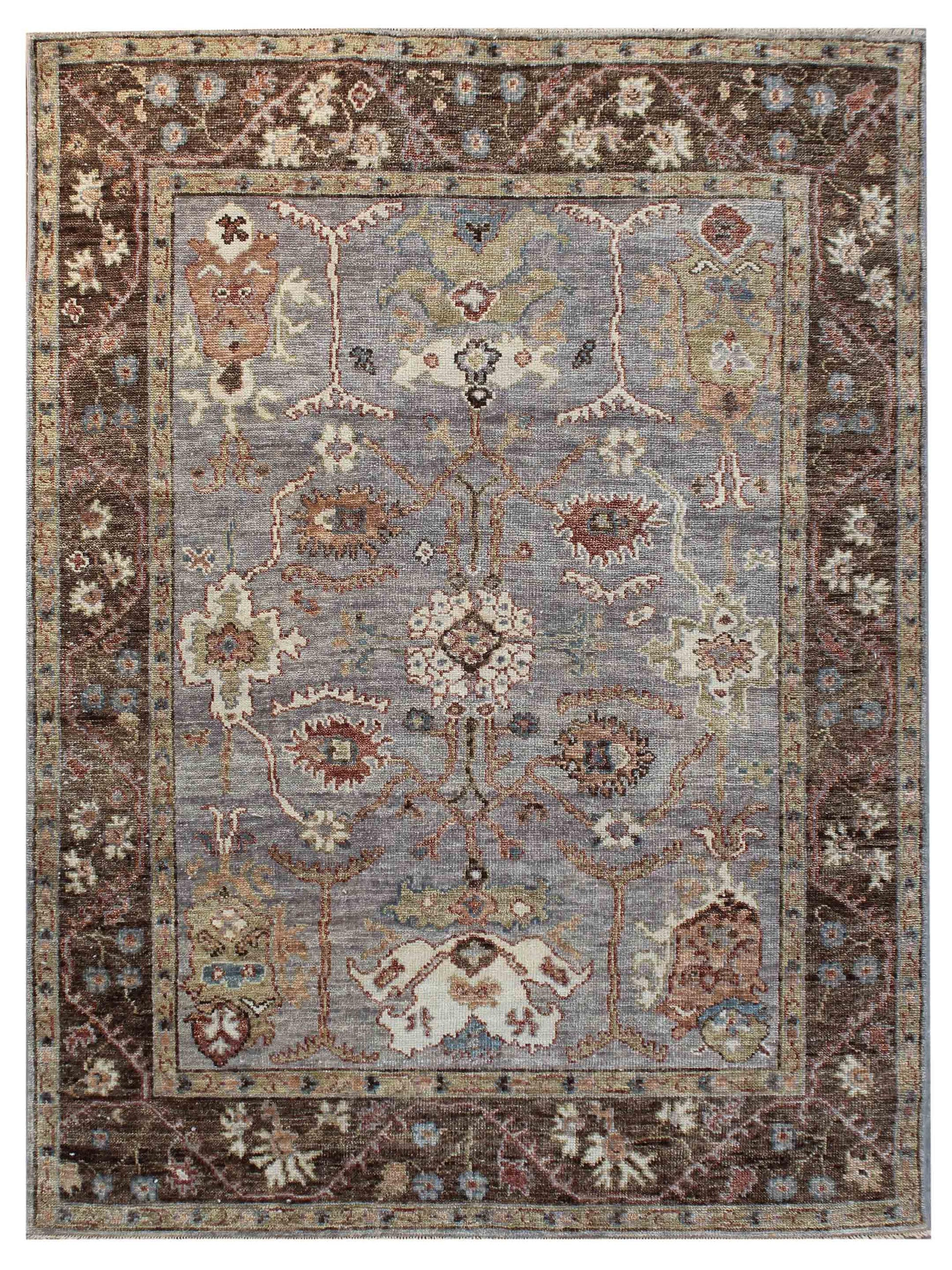 Exclusive Faberge FB-463 Grey Brown  Traditional Hand Knotted Rug