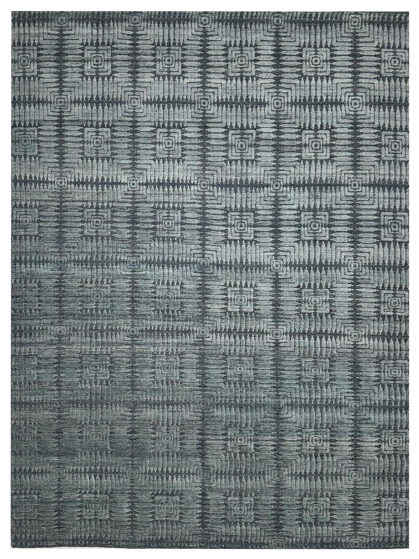 Exclusive Harmony HR-469 Lt.Blue Blue  Contemporary Hand Knotted Rug