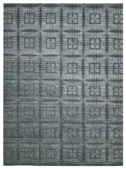Exclusive Harmony HR-469 Lt.Blue Blue  Contemporary Hand Knotted Rug
