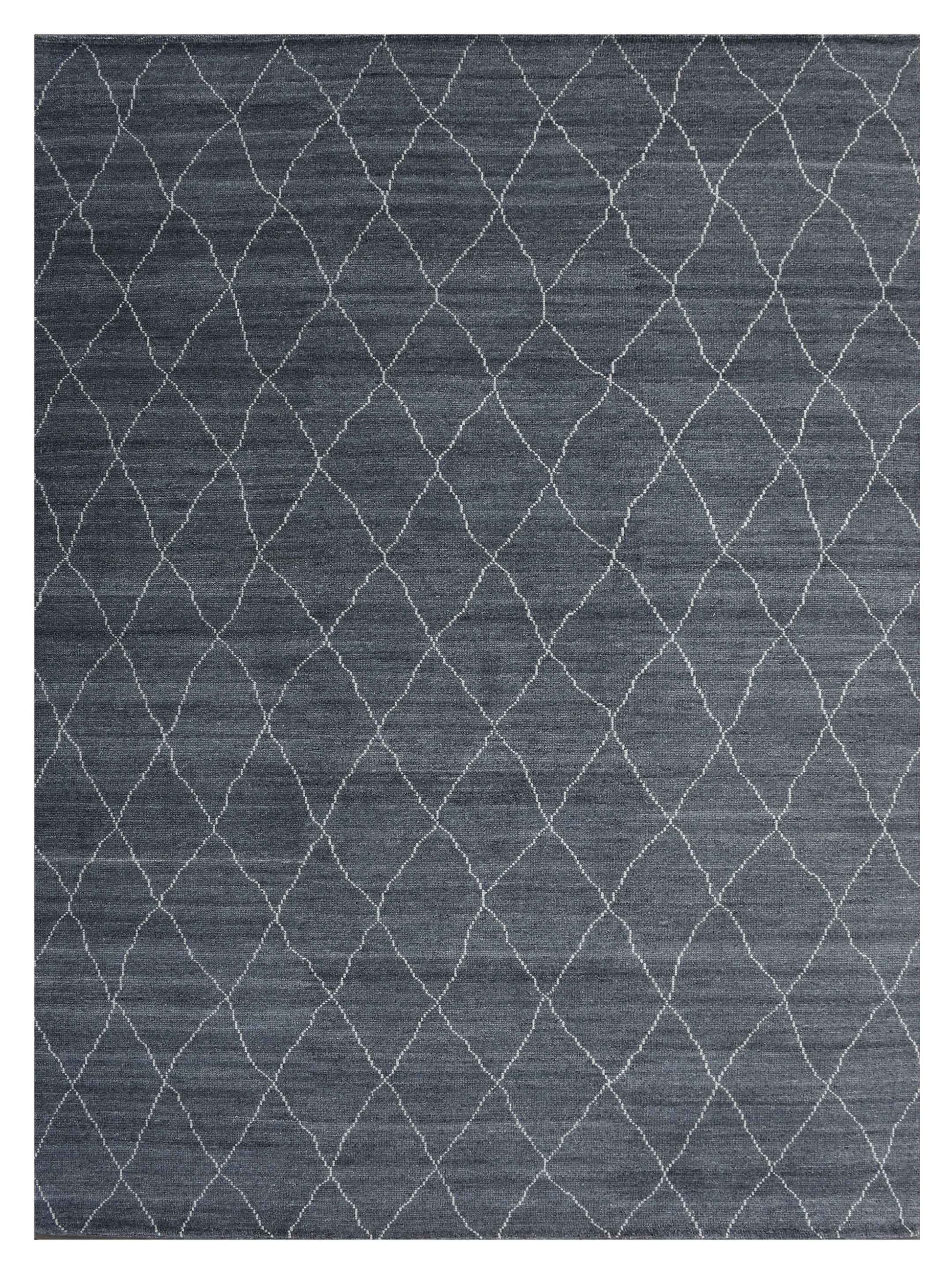 Exclusive Kasbah KB-556 Grey Ivory  Contemporary Hand Knotted Rug