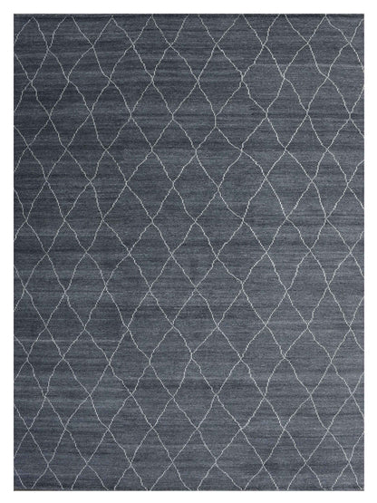 Exclusive Kasbah KB-556 Grey Ivory  Contemporary Hand Knotted Rug