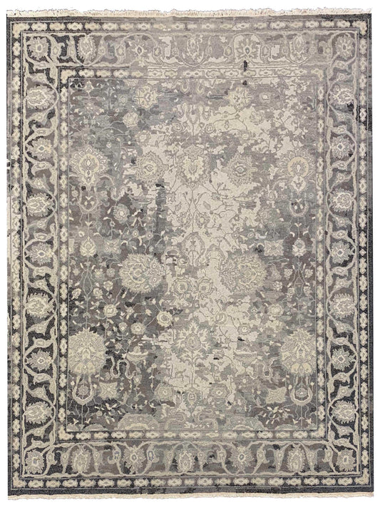 Exclusive Soumak LSC-5030 Lt.Blue Brown  Traditional Hand Knotted Rug