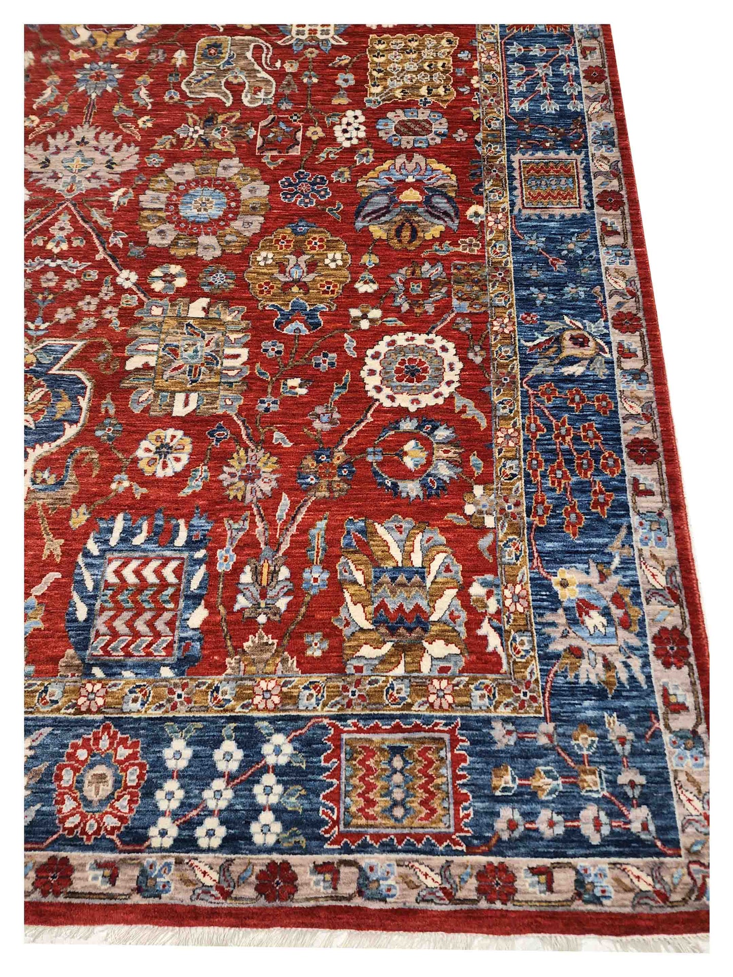 Agra Modern Pass-188 Rust Blue
