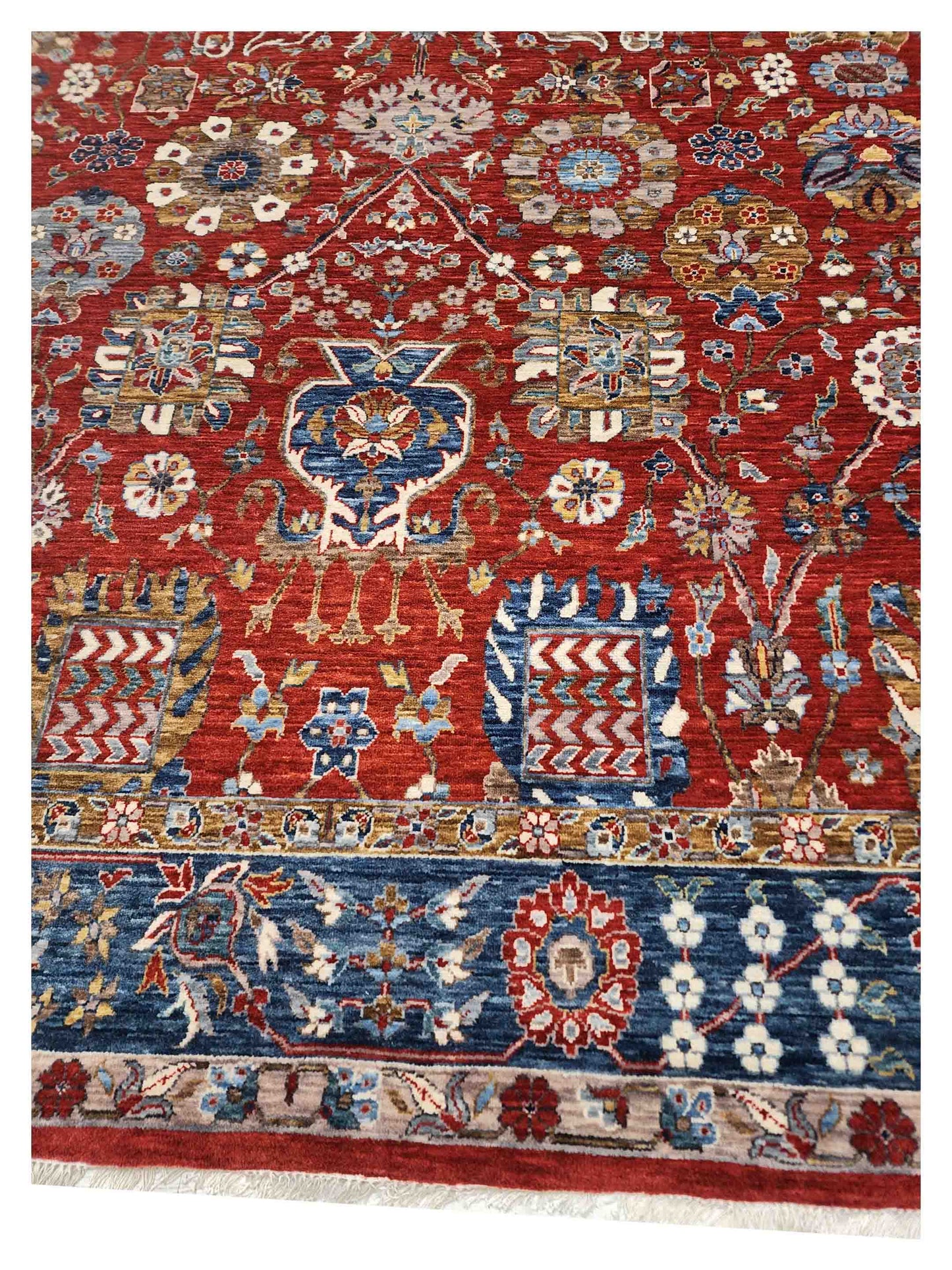 Agra Modern Pass-188 Rust Blue