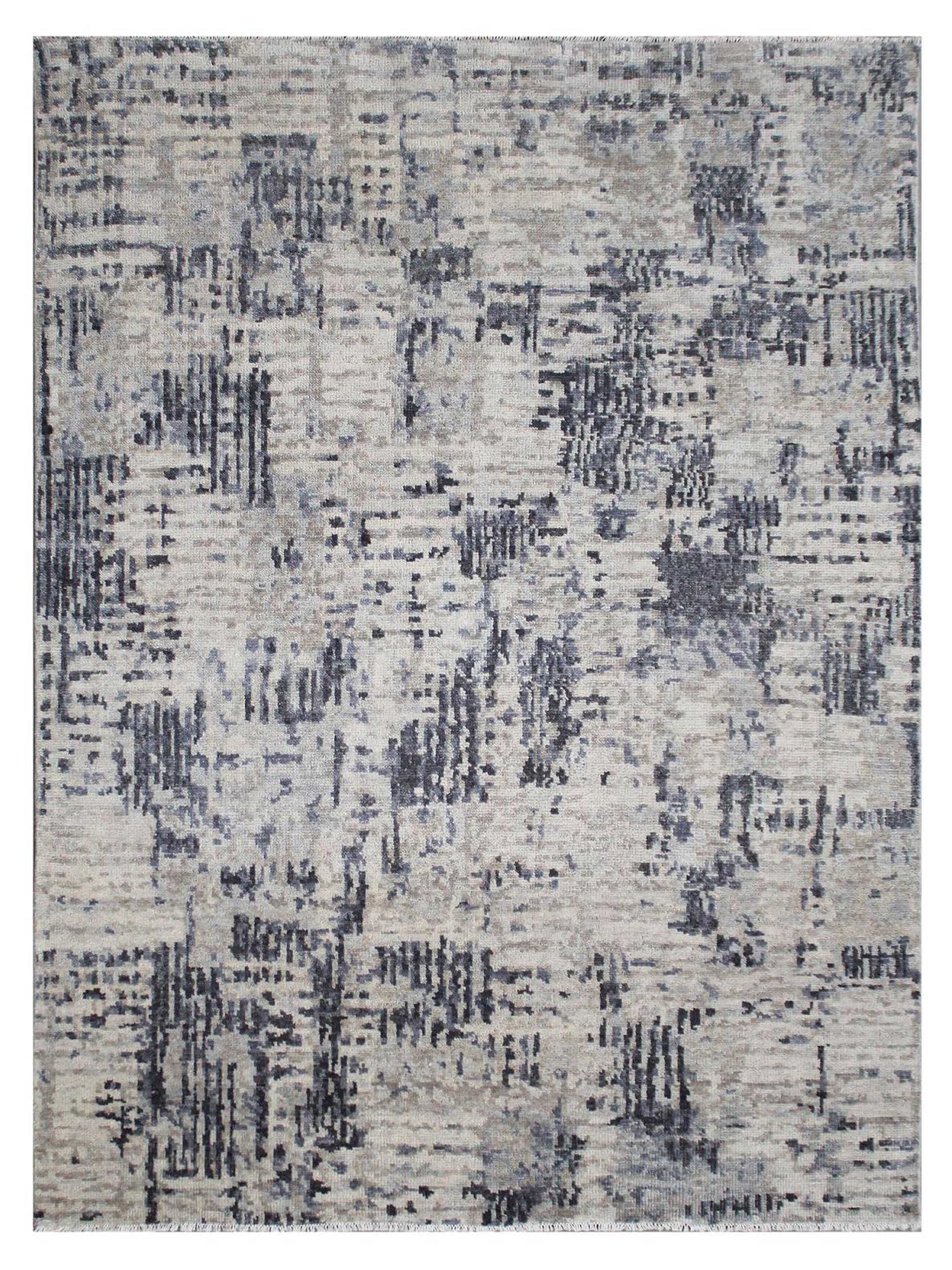 Exclusive Faberge FB-454 Blue Grey  Traditional Hand Knotted Rug
