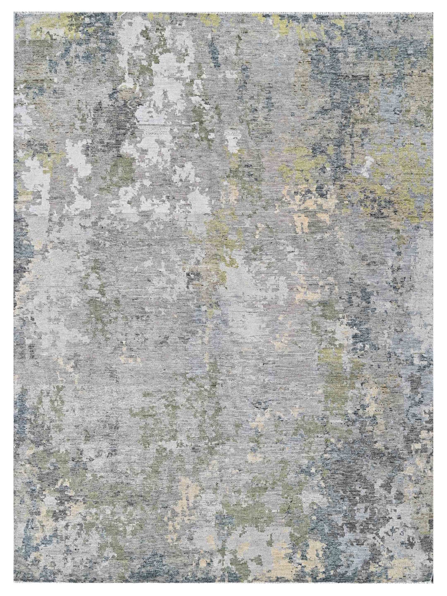 Exclusive Fourthree FT-211 Beige Green  Contemporary Hand Knotted Rug