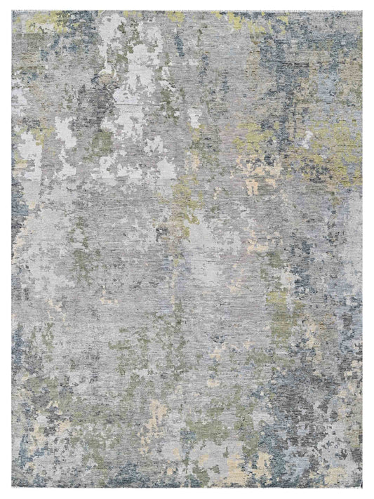 Exclusive Fourthree FT-211 Beige Green  Contemporary Hand Knotted Rug