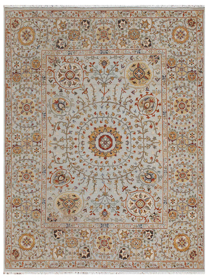 Exclusive Soumak SC-562 Grey Multi  Traditional Hand Knotted Rug