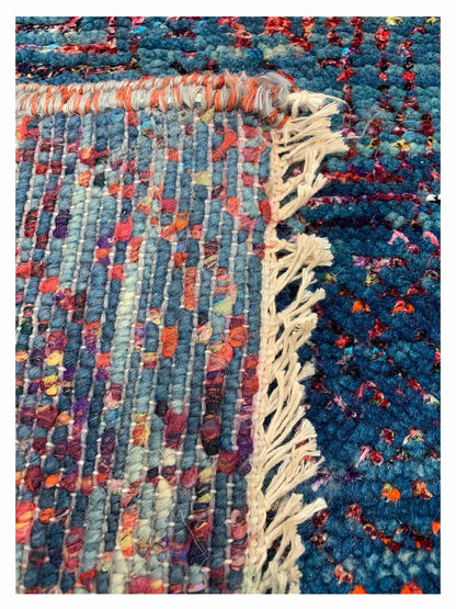 Afghan Modern U-324 Blue Multi