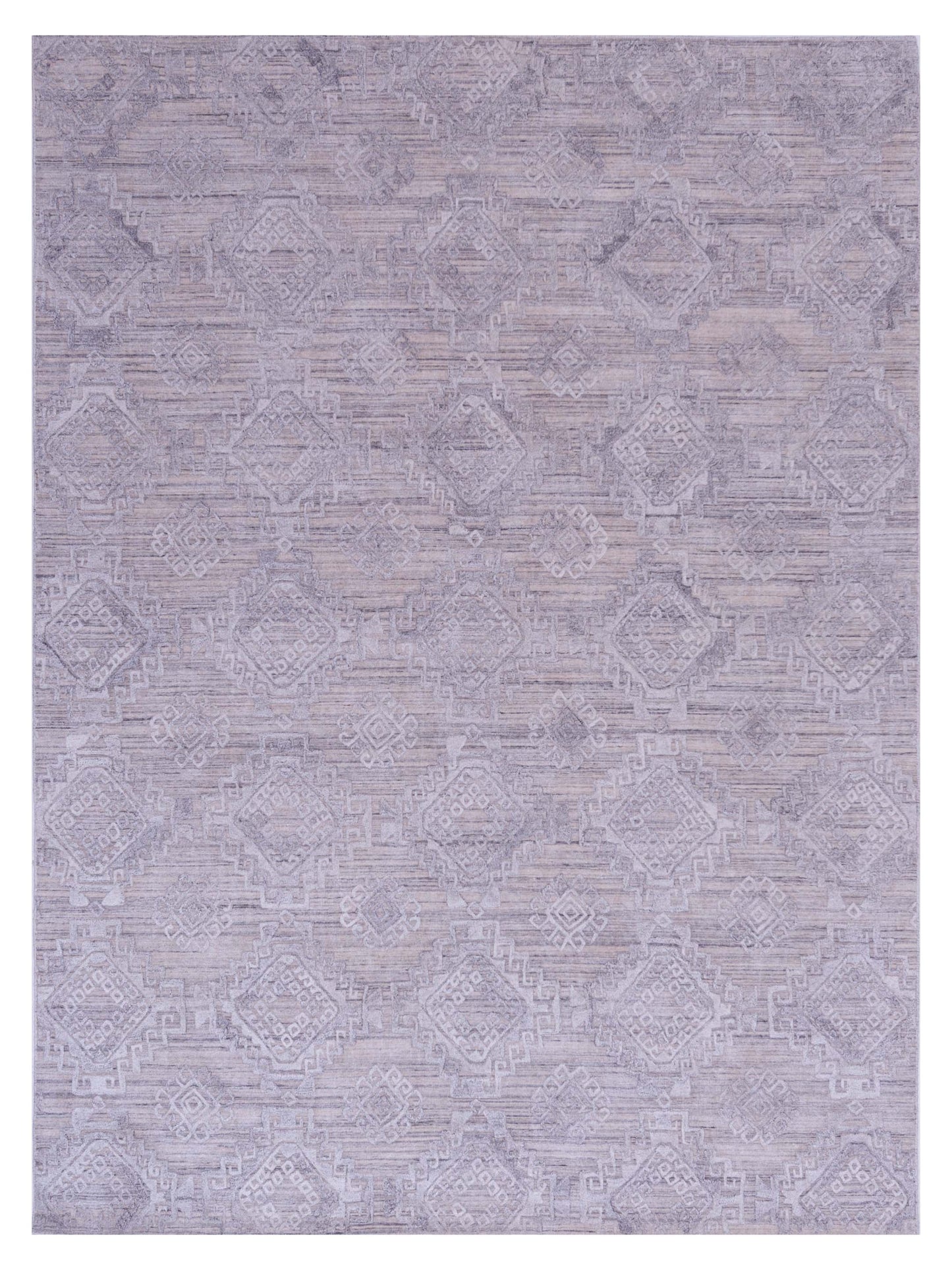 Exclusive Zagreb Z-105 Ivory Grey  Modern Hand Knotted Rug