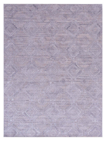 Exclusive Zagreb Z-105 Ivory Grey  Modern Hand Knotted Rug