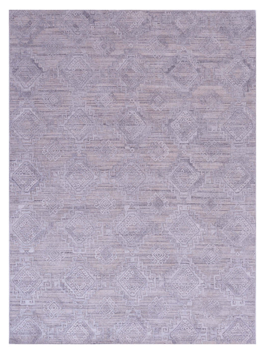 Exclusive Zagreb Z-105 Ivory Grey  Modern Hand Knotted Rug